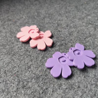 Bông tai hình hoa "Unikko"