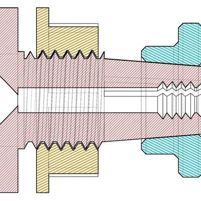 Đầu nối ống PTFE cho hộp sấy nhựa (Dry Box) - Phụ kiện in 3D