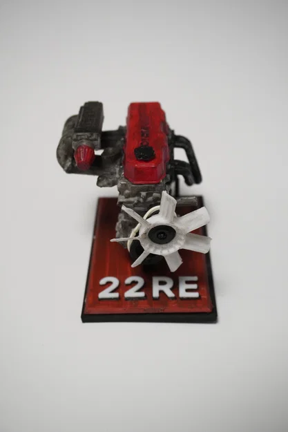 Mô hình động cơ MINI Toyota 4 xi-lanh 22RE, Phiên bản thu nhỏ hoạt động được - Image 22