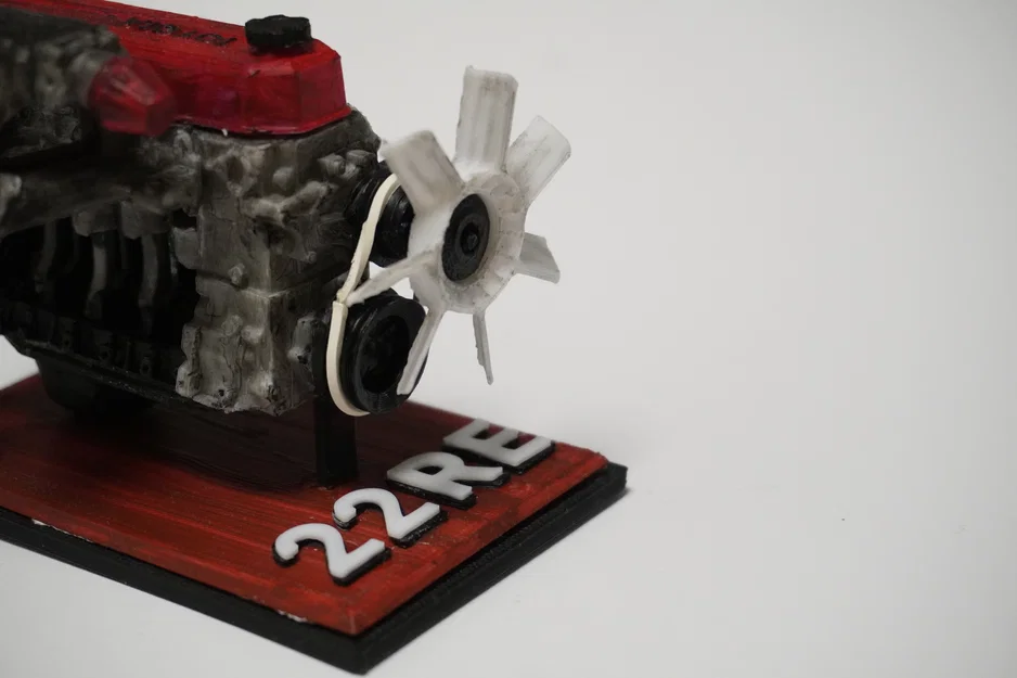 Mô hình động cơ MINI Toyota 4 xi-lanh 22RE, Phiên bản thu nhỏ hoạt động được - Image 23