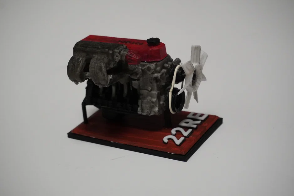 Mô hình động cơ MINI Toyota 4 xi-lanh 22RE, Phiên bản thu nhỏ hoạt động được - Image 24