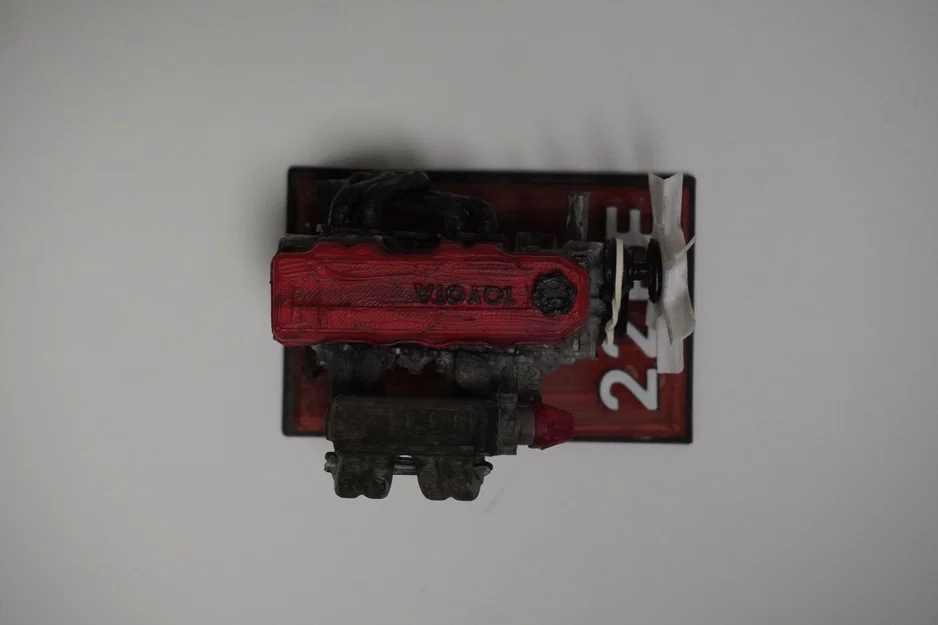 Mô hình động cơ MINI Toyota 4 xi-lanh 22RE, Phiên bản thu nhỏ hoạt động được - Image 26