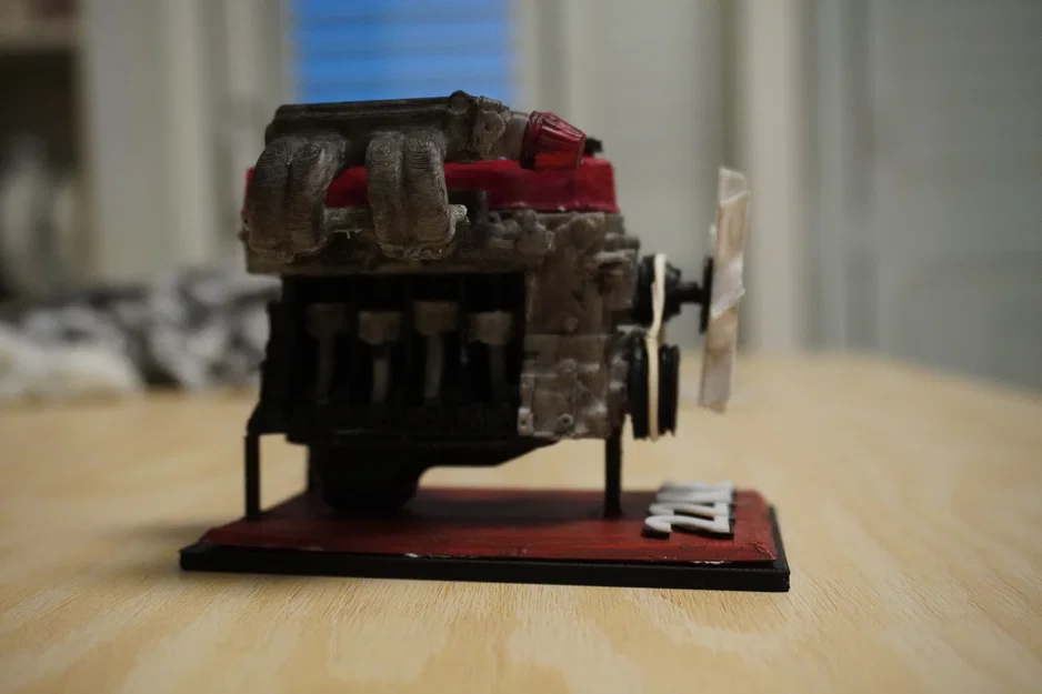 Mô hình động cơ MINI Toyota 4 xi-lanh 22RE, Phiên bản thu nhỏ hoạt động được - Image 28