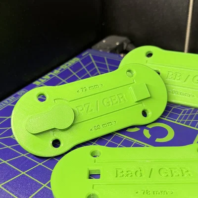 Dưỡng khoan (Drill template) cho cánh cửa tiêu chuẩn Đức