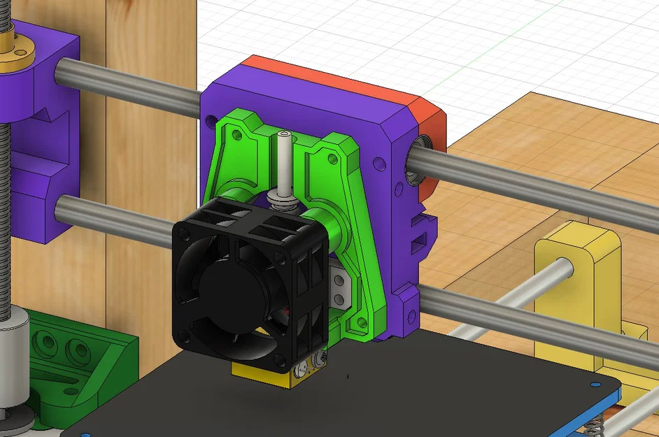 RigidCore Carriage - Bệ đỡ đầu in cứng cáp cho máy in 3D DIY - Image 1