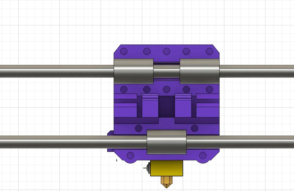 RigidCore Carriage - Bệ đỡ đầu in cứng cáp cho máy in 3D DIY - Image 3