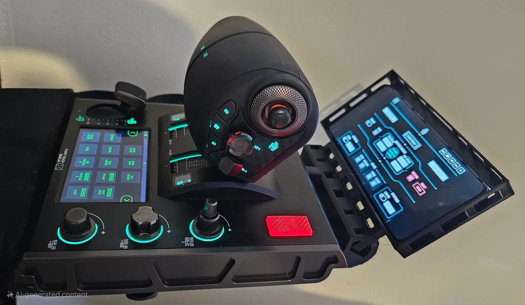 Giá gắn HOTAS/Joystick cho ghế (Virpil, VKB, Thrustmaster, Turtle Beach) - Image 8