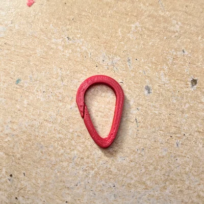Móc khóa Carabiner mini siêu nhỏ tiện lợi cho phụ kiện 3D