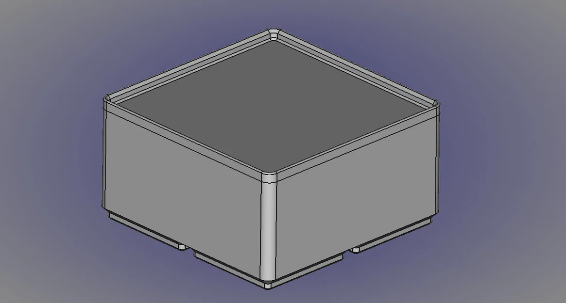 FreeCAD Gridfinity Parametric Bin Blank - Hộp đựng tùy chỉnh linh hoạt - Image 1