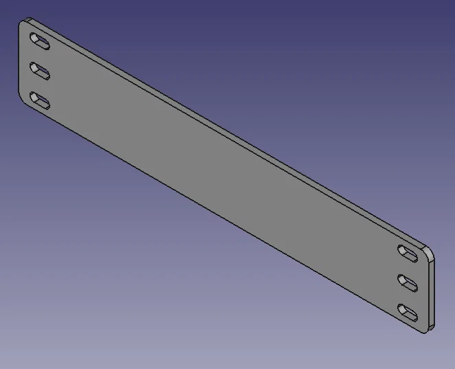 Tấm chắn rack 10-inch kèm thiết kế FreeCAD - Image 2