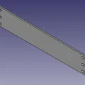 Tấm chắn rack 10-inch kèm thiết kế FreeCAD - Thumbnail 2