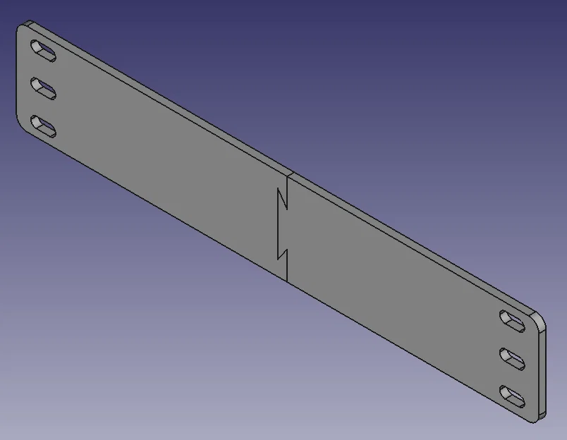 Tấm chắn rack 10-inch kèm thiết kế FreeCAD - Image 3