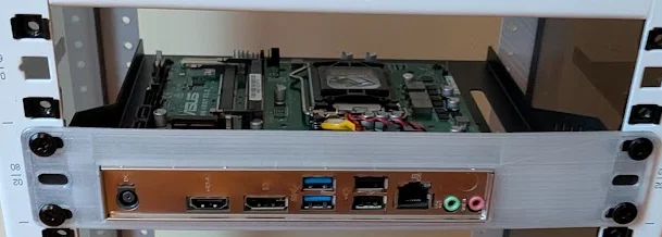 Tấm Gắn Thin Mini-ITX Cho Tủ Rack 10 Inch (1U IO Shield Plate) - Image 1