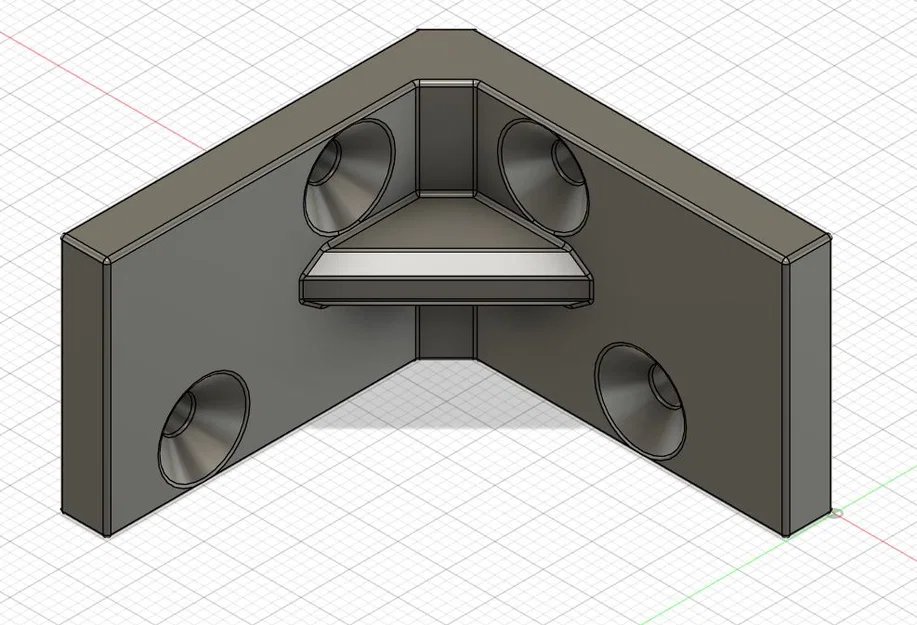 Ke góc chịu lực 40x40x25mm bền bỉ cho dự án DIY - In 3D - Image 1