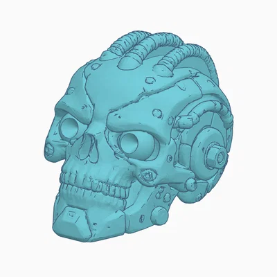 Đầu lâu Cyberpunk cho Dummy 13 - Phụ kiện tùy biến cực ngầu