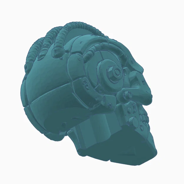 Đầu lâu Cyberpunk cho Dummy 13 - Phụ kiện tùy biến cực ngầu - Image 2