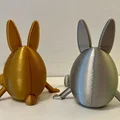 Chú thỏ trứng Phục sinh Flexi (khớp nối linh hoạt - không cần support) - Thumbnail 4