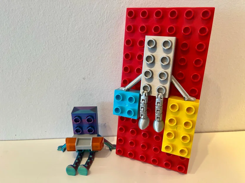 Flexi Brick Buddy - Tương thích Lego Duplo (có khớp nối - 2 phiên bản - không cần support) - Image 3