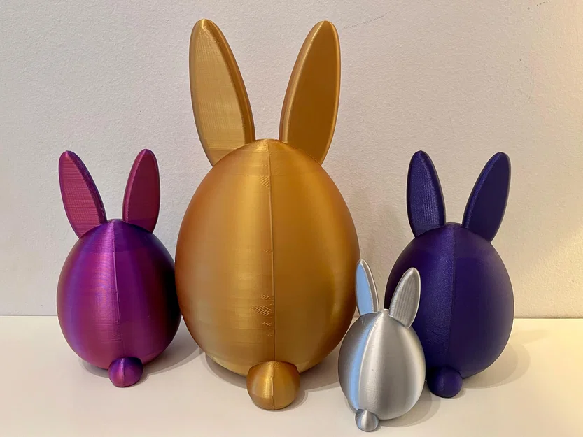 Trang trí trứng thỏ Phục sinh (KHÔNG INFILL - không cần support) - Image 4