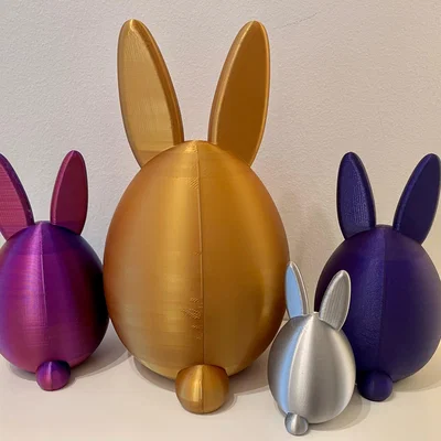 Trang trí trứng thỏ Phục sinh (KHÔNG INFILL - không cần support)