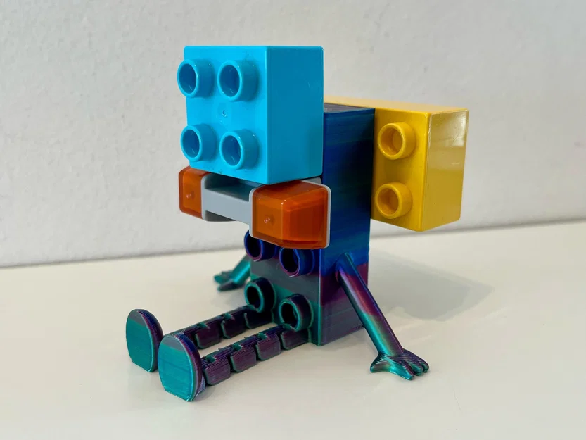 Flexi Brick Buddy - Tương thích Lego Duplo (có khớp nối - 2 phiên bản - không cần support) - Image 5