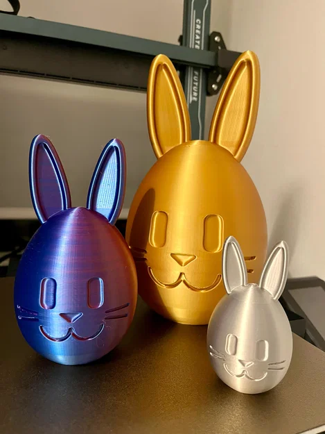 Trang trí trứng thỏ Phục sinh (KHÔNG INFILL - không cần support) - Image 5