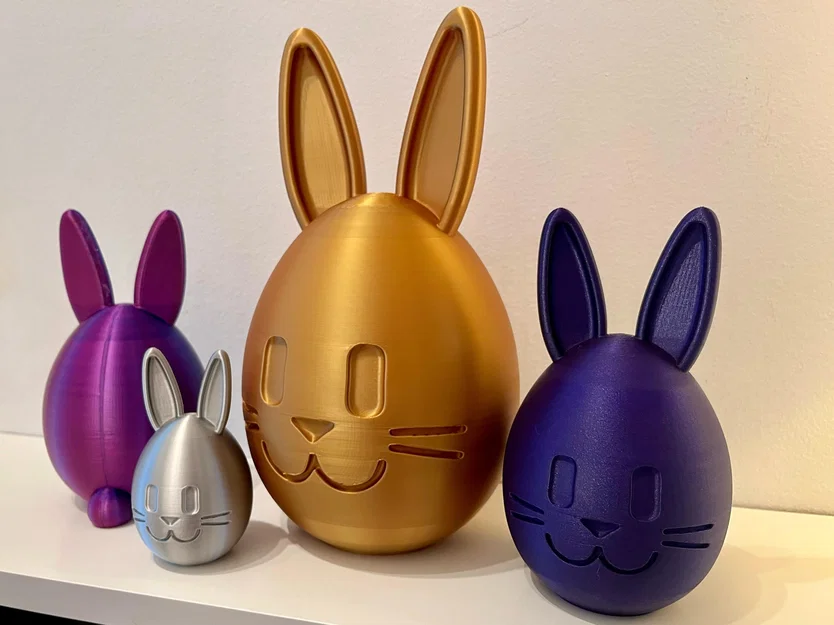 Trang trí trứng thỏ Phục sinh (KHÔNG INFILL - không cần support) - Image 6