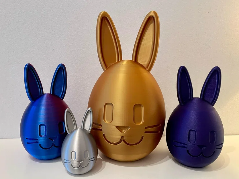 Trang trí trứng thỏ Phục sinh (KHÔNG INFILL - không cần support) - Image 8