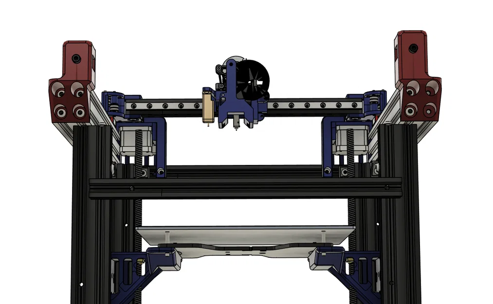 Gá mặt trước cho thanh nhôm 4040 (Ender3 V2) - Thiết kế lại - Image 1