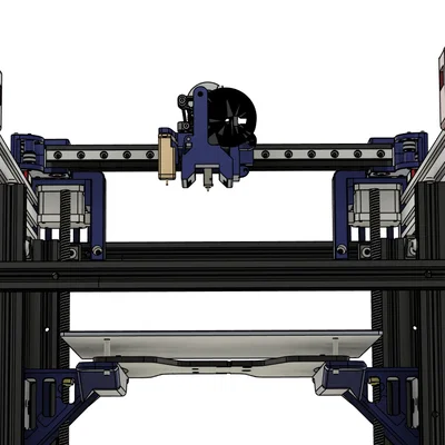 Gá mặt trước cho thanh nhôm 4040 (Ender3 V2) - Thiết kế lại