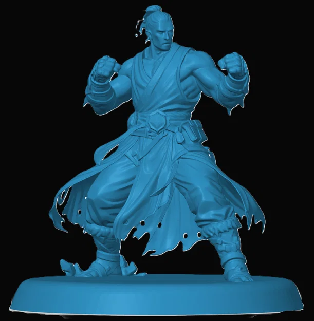 Mô hình Goliath Monk cho game nhập vai - Image 1