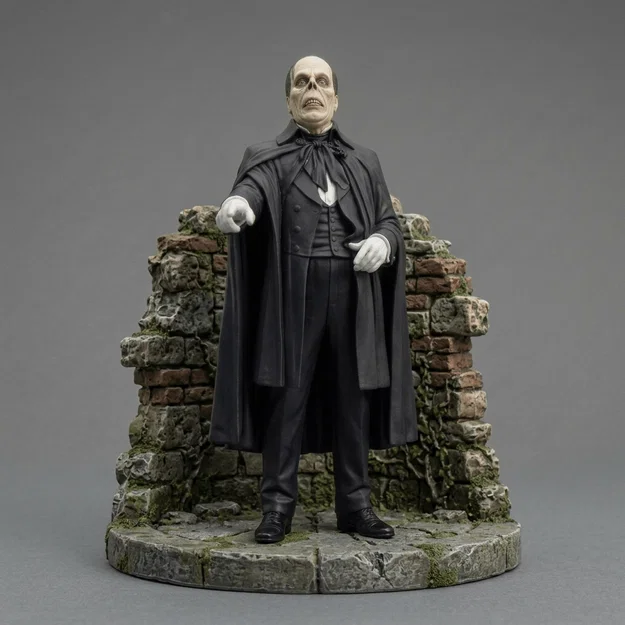 Mô hình 3D The Phantom of the Opera 1943: Tượng nhân vật kinh điển - Image 1