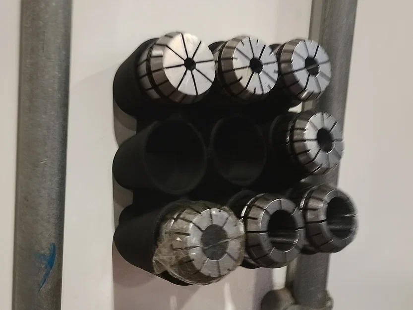 Khay gắn tường 3x3 cho ER32 Collet - Giải pháp lưu trữ đồ nghề - Image 1