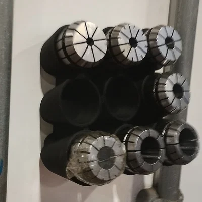 Khay gắn tường 3x3 cho ER32 Collet - Giải pháp lưu trữ đồ nghề