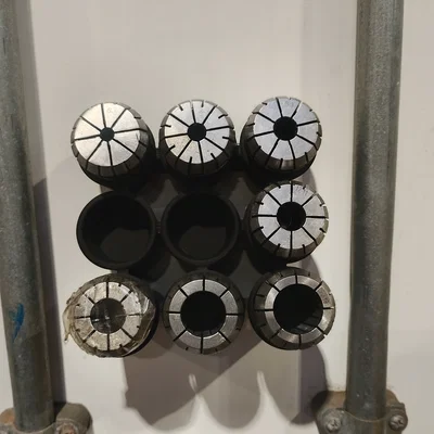 Khay gắn tường 3x3 cho ER32 Collet - Giải pháp lưu trữ đồ nghề