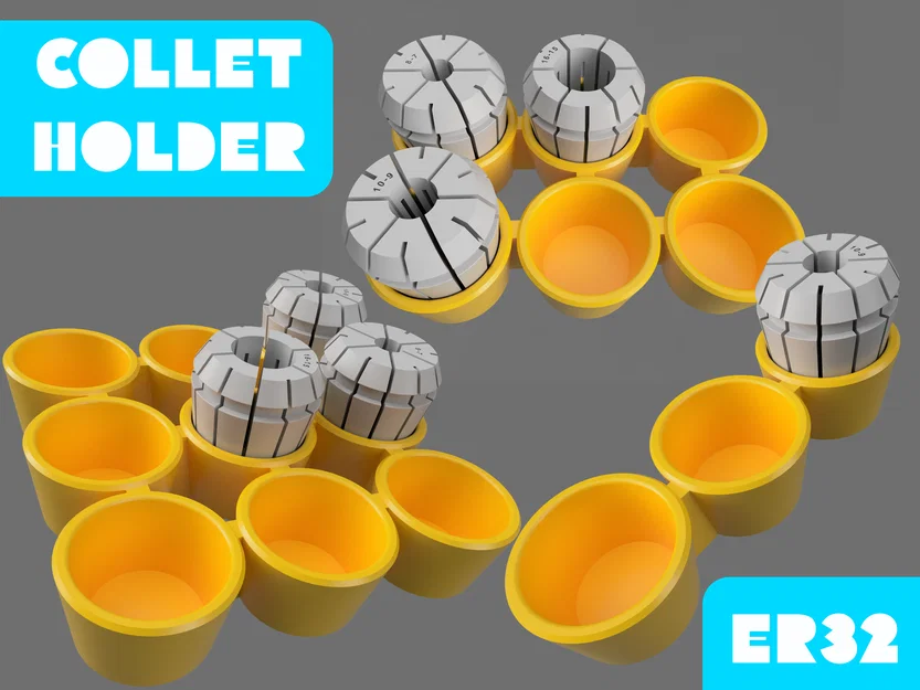 Khay đựng Collet ER32 thông minh - Tối ưu hóa không gian xưởng - Image 1