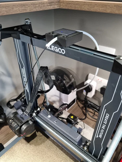 Ngàm gắn cảm biến và dẫn hướng sợi nhựa trên đỉnh cho Elegoo Neptune 4 Pro/Plus/Max - Image 3