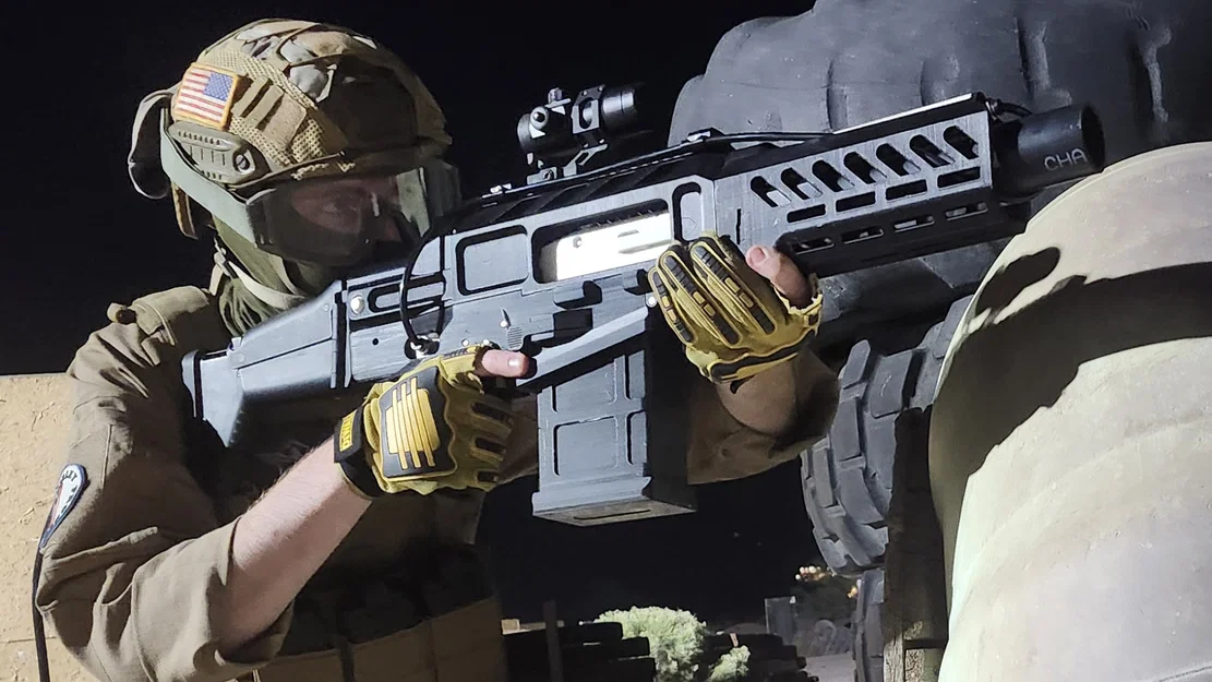 Súng phóng lựu airsoft 40mm bán tự động Manticore - Image 1