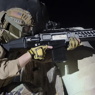 Súng phóng lựu airsoft 40mm bán tự động Manticore