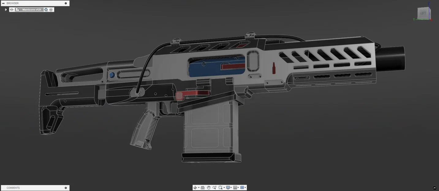 Súng phóng lựu airsoft 40mm bán tự động Manticore - Image 5