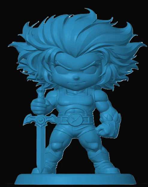 Mô hình Lion-O Chibi Thundercats cực chất cho máy in 3D - Image 1