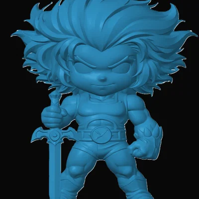 Mô hình Lion-O Chibi Thundercats cực chất cho máy in 3D