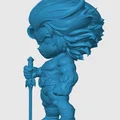 Mô hình Lion-O Chibi Thundercats cực chất cho máy in 3D - Thumbnail 2