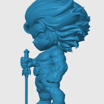 Mô hình Lion-O Chibi Thundercats cực chất cho máy in 3D