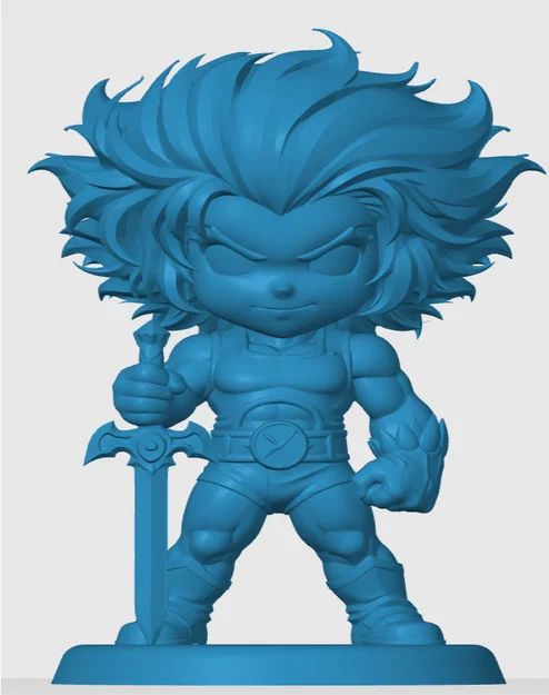 Mô hình Lion-O Chibi Thundercats cực chất cho máy in 3D - Image 3