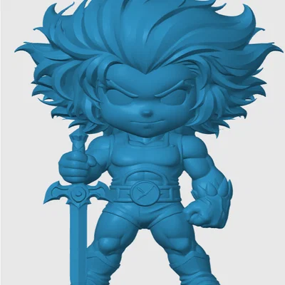 Mô hình Lion-O Chibi Thundercats cực chất cho máy in 3D
