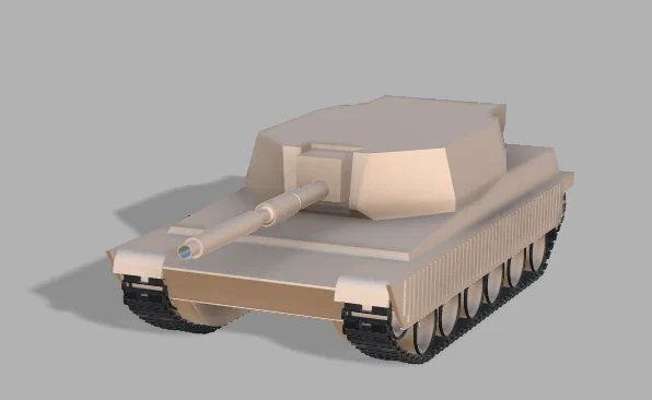 Mô hình xe tăng M1 Abrams đơn giản - Image 2