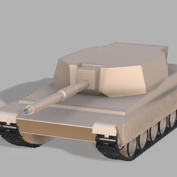Mô hình xe tăng M1 Abrams đơn giản