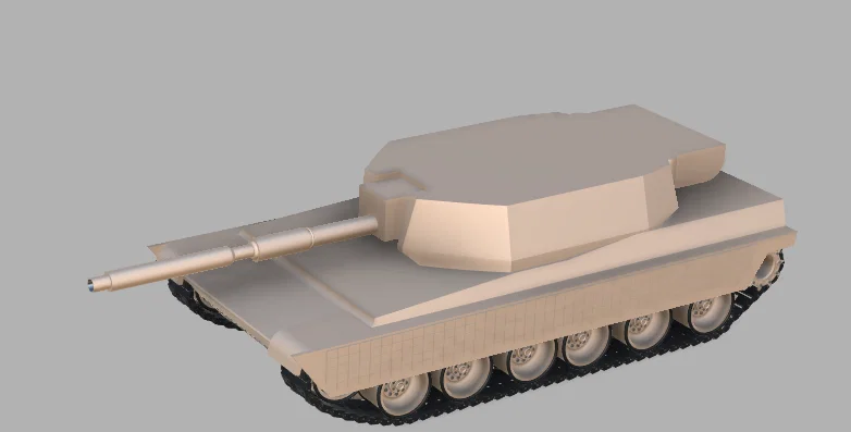 Mô hình xe tăng M1 Abrams đơn giản - Image 3