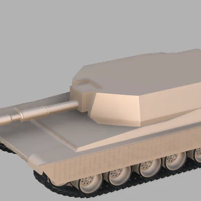 Mô hình xe tăng M1 Abrams đơn giản